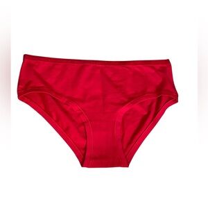 Red Organic Cotton Underwear Women's